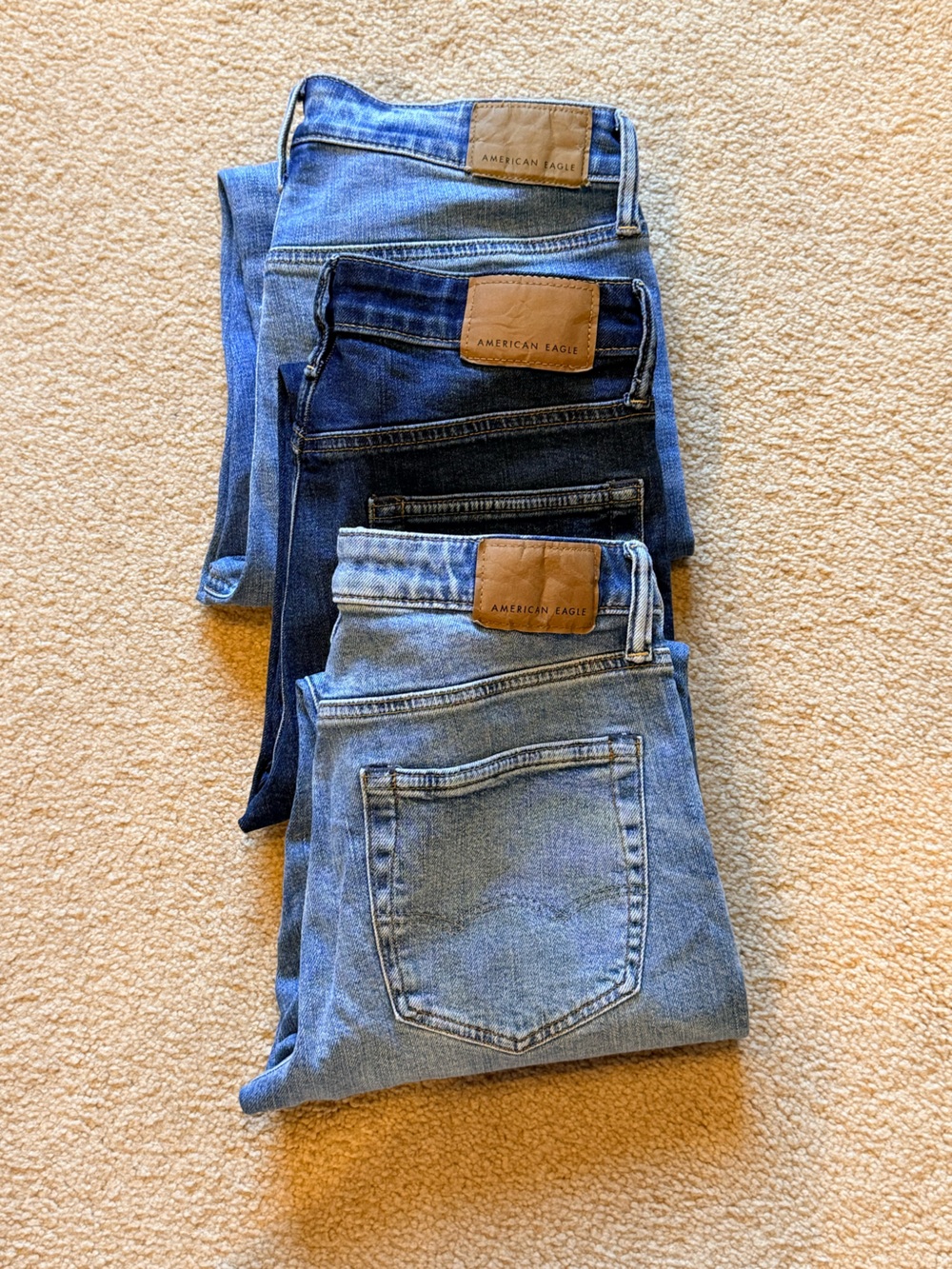 American Eagle Outfitters Men’s Jeans - Multiple Blue Washes